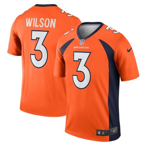 Russell Wilson 3 Denver Broncos Legend Jersey - Orange