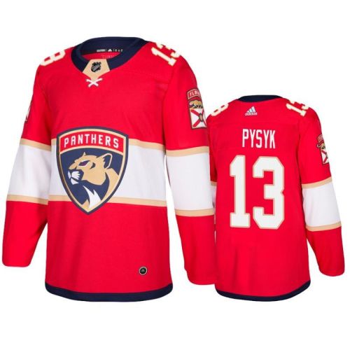 Florida Panthers Mark Pysyk 13 Home Red Jersey Jersey