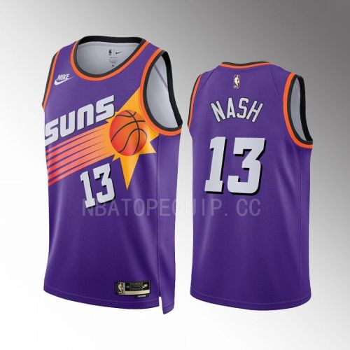 Phoenix Suns Steve Nash 13 2022-23 Classic Edition Purple Men Jersey Swingman