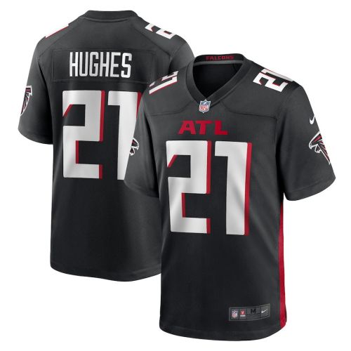 Mike Hughes 21 Atlanta Falcons Men's Team Game Jersey - Black