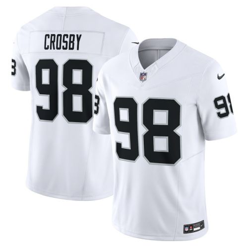 Maxx Crosby 98 Las Vegas Raiders Vapor F.U.S.E. Limited Jersey - White