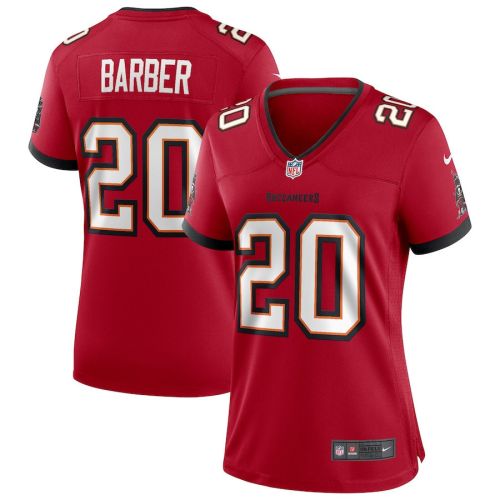 Ronde Barber 20 Tampa Bay Buccaneers Women Game Retired Jersey - Red