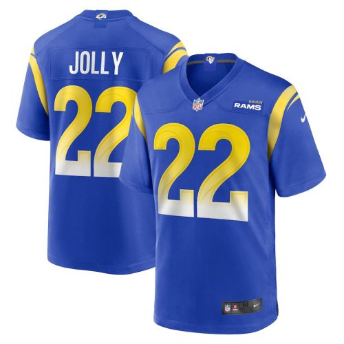 Shaun Jolly 22 Los Angeles Rams Game Men Jersey - Royal