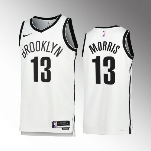 Markieff Morris 13 Brooklyn Nets White Jersey 2022-23 Association Edition