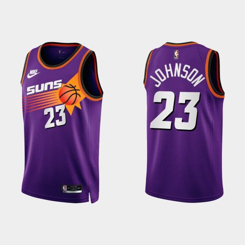 Phoenix Suns Cameron Johnson 23 2022-23 Classic Edition Purple Men Jersey