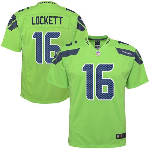 Tyler Lockett 16 Seattle Seahawks YOUTH Game Jersey - Neon Green