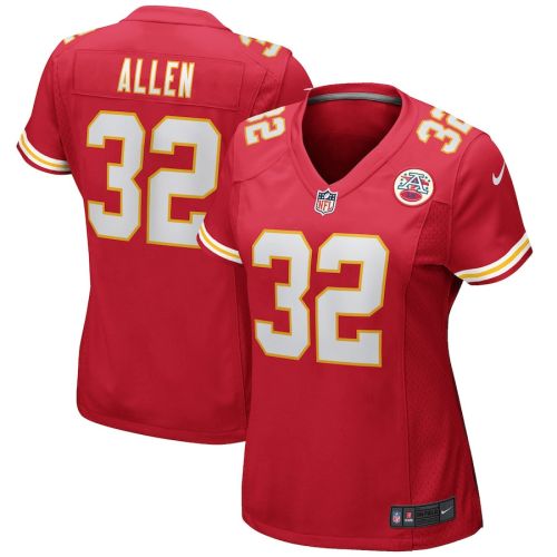 Marcus Allen 32 Kansas City Chiefs Women Game Retired Jersey - Red