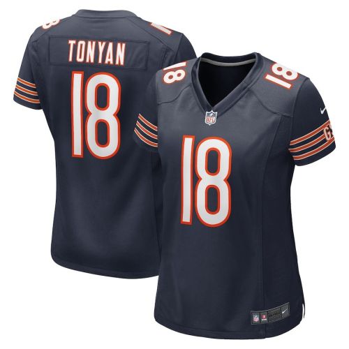 Robert Tonyan 18 Chicago Bears Women's Game Jersey - Navy