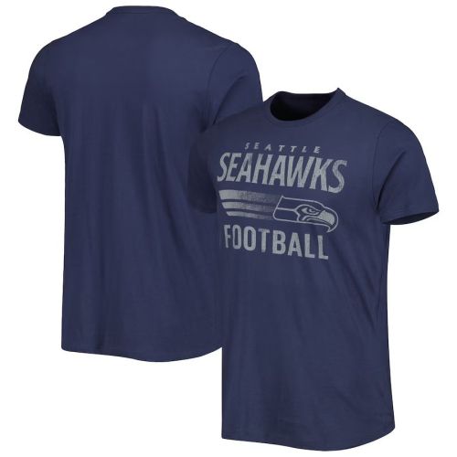 Seattle Seahawks Wordmark Rider Franklin T-Shirt - College Navy