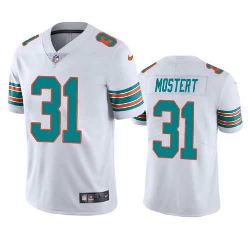 Raheem Mostert 31 Miami Dolphins White Vapor Limited Jersey