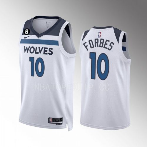 Bryn Forbes 10 Minnesota Timberwolves 2022-23 Association Edition White Men Jersey Swingman