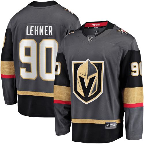 Men's Robin Lehner Gray Vegas Golden Knights Breakaway Home Player Jersey Jersey