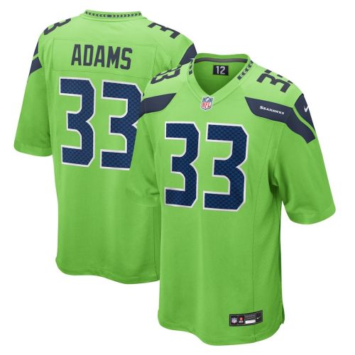 Jamal Adams 33 Seattle Seahawks Men Game Jersey - Neon Green