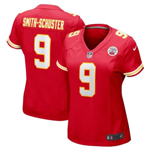 JuJu Smith-Schuster 9 Kansas City Chiefs Women's Player Game Jersey - Red