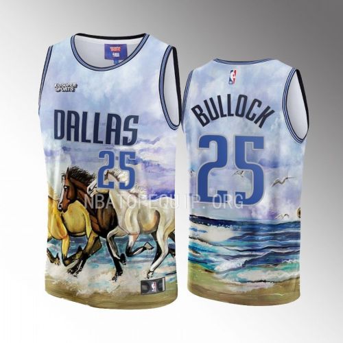 Reggie Bullock 25 Dallas Mavericks NBA & KidSuper Studios Unisex Hometown Jersey