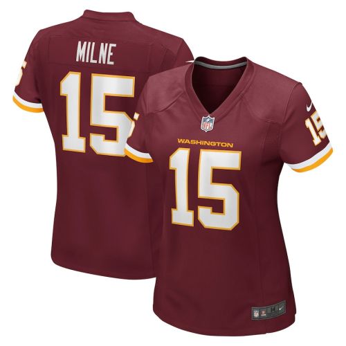 Dax Milne 15 Washington Commanders Football Team Game Women Jersey - Burgundy