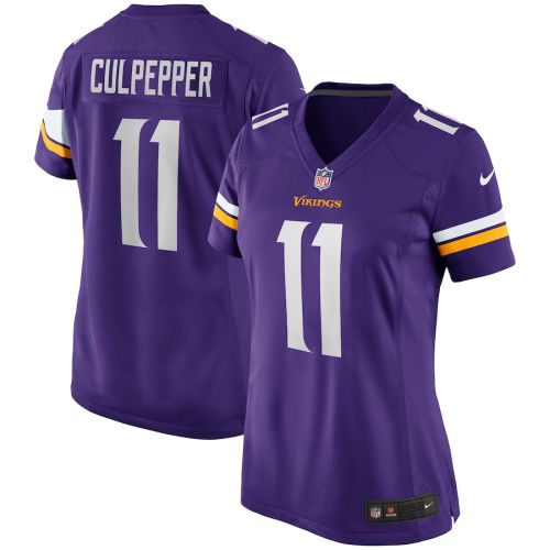 Daunte Culpepper 11 Minnesota Vikings Women Game Retired Jersey - Purple