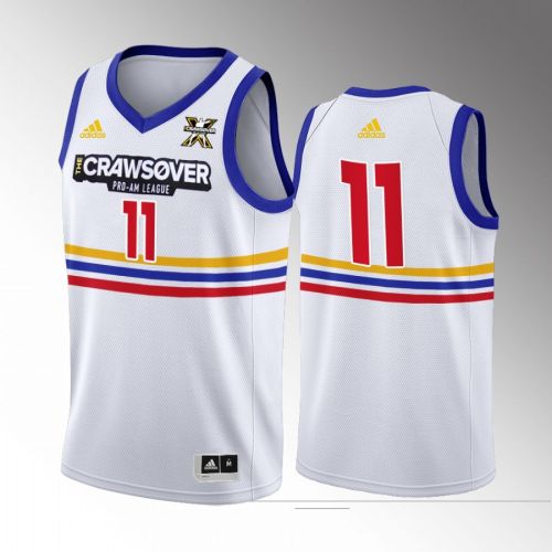 The CrawsOver Pro-Am Trae Young 11 Atlanta Hawks White Jersey Seattle 2022