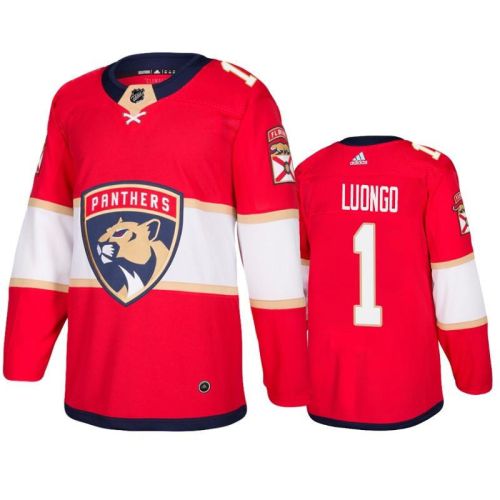 Florida Panthers Roberto Luongo 1 Home Red Jersey Jersey