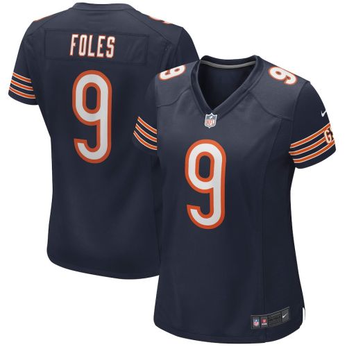 Nick Foles 9 New York Giants Women Team Game Jersey - Royal