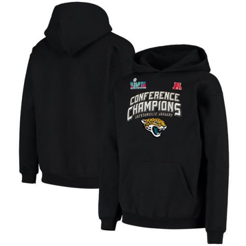 Jacksonville Jaguars AFC Conference Champions Black Pullover Hoodie