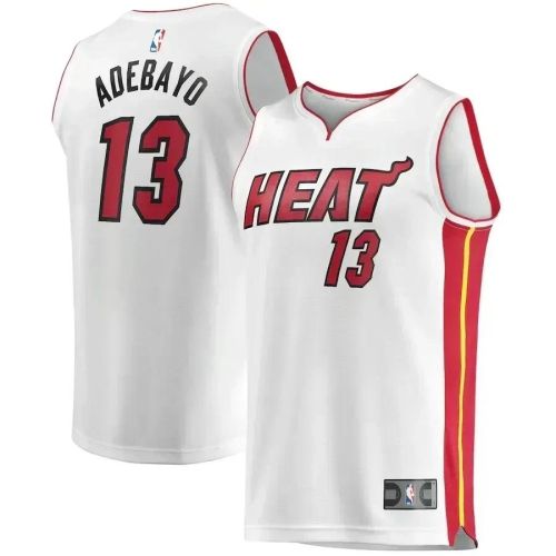 Bam Adebayo Miami Heat Fast Break Player Jersey - Association Edition - White