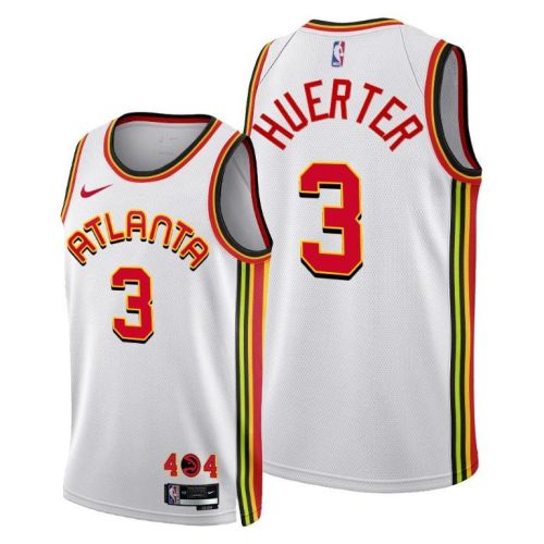 Atlanta Hawks 3 Kevin Huerter 2022-23 Association Edition Jersey White - Men Jersey