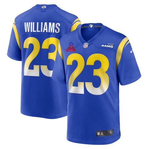 Kyren Williams 23 Los Angeles Rams 2024 Pro Bowl Patch Game Men Jersey - Royal