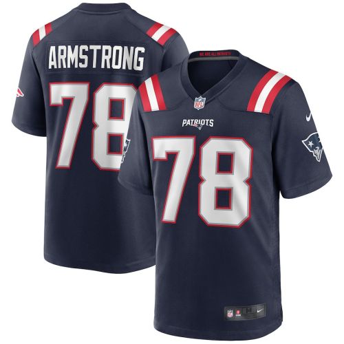 Bruce Armstrong 78 New England Patriots Men Game Retired Jersey - Navy