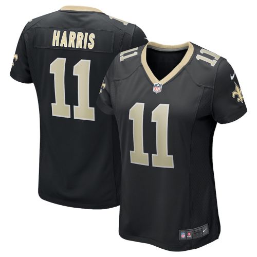 Deonte Harris 11 New Orleans Saints Women's Game Jersey - Black