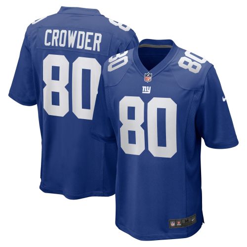 Jamison Crowder 80 New York Giants Men Game Jersey - Royal