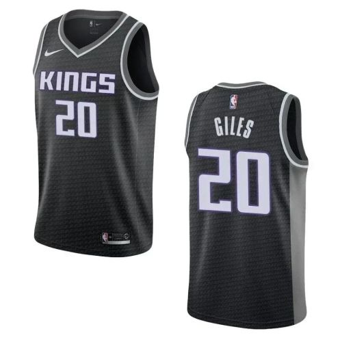 Men's Sacramento Kings 20 Harry Giles Statement Swingman Jersey - Black