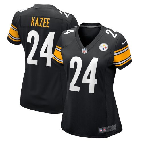 Damontae Kazee Pittsburgh Steelers Women's Game Player Jersey - Black