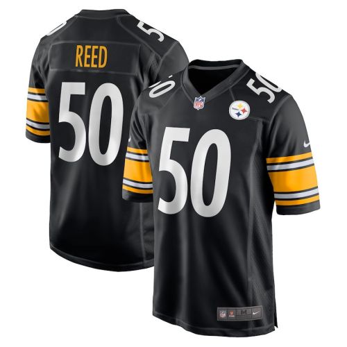 Malik Reed Pittsburgh Steelers Game Player Jersey - Black