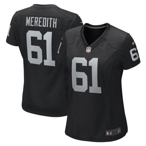 Jordan Meredith Las Vegas Raiders Women's Game Player Jersey - Black