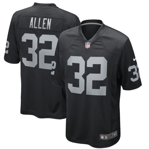 Marcus Allen 32 Las Vegas Raiders Men Game Retired Jersey - Black