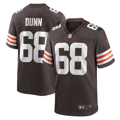 Michael Dunn 68 Cleveland Browns Men's Game Jersey - Brown