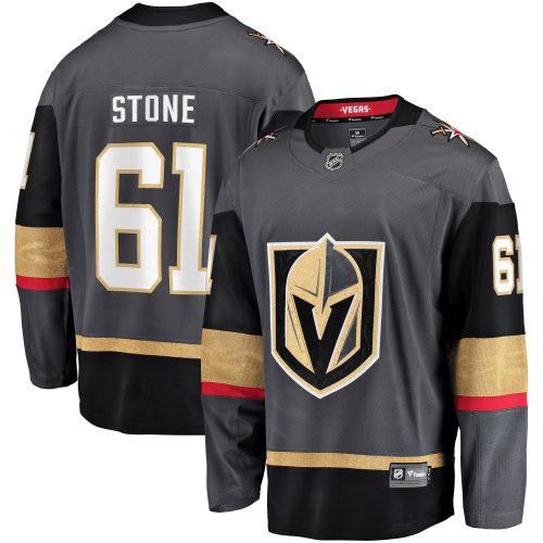 Men's Mark Stone Gray Vegas Golden Knights Home Premier Breakaway Player Jersey Jersey