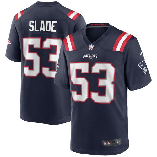 Chris Slade 53 New England Patriots Men Game Retired Jersey - Navy