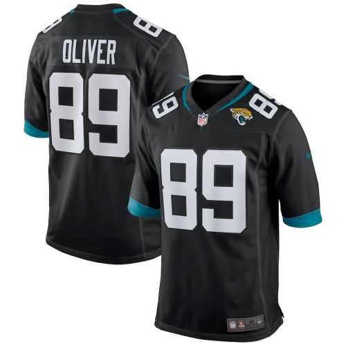 Josh Oliver 89 Jacksonville Jaguars Men's Game Jersey - Black