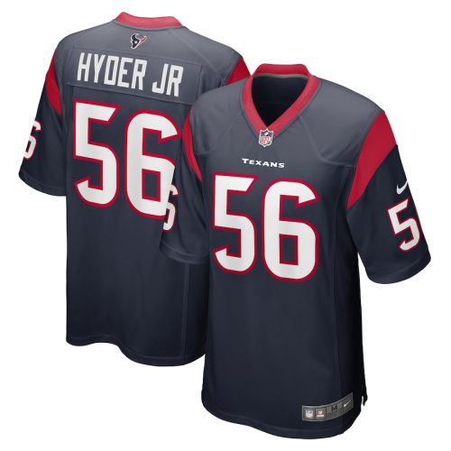 Kerry Hyder Jr. 56 Houston Texans Game Men Jersey - Navy