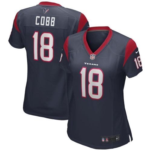 Randall Cobb 18 Houston Texans Women's Game Jersey - Navy