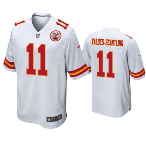 Marquez Valdes-Scantling 11 Kansas City Chiefs Game Men Jersey - White Jersey