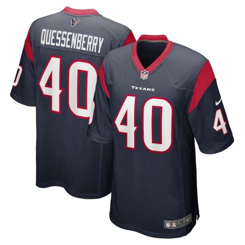 Paul Quessenberry Houston Texans Game Player Jersey - Navy