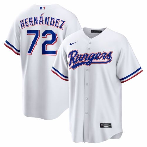 Jonathan Hernández 72 Texas Rangers 2023 Home Game Jersey - White