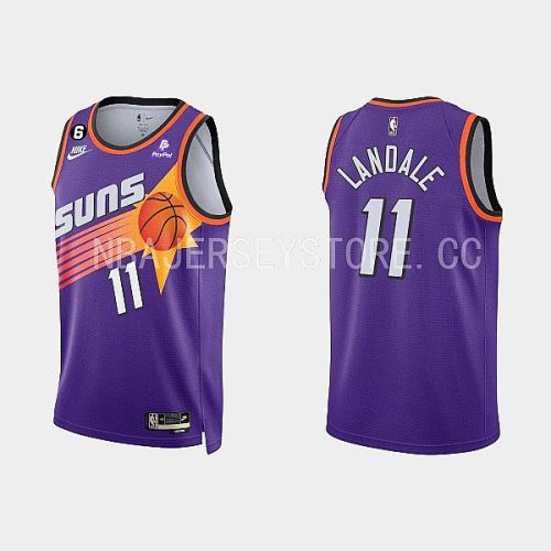 Phoenix Suns 11 Jock Landale Classic Edition Purple Men Jersey 2022-23