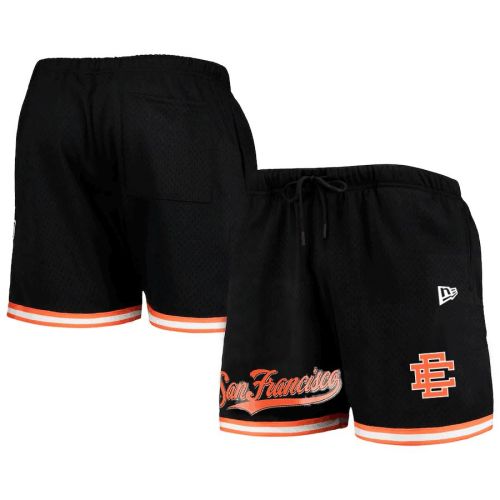 San Francisco Giants Team Standard Men Mesh Shorts - Black