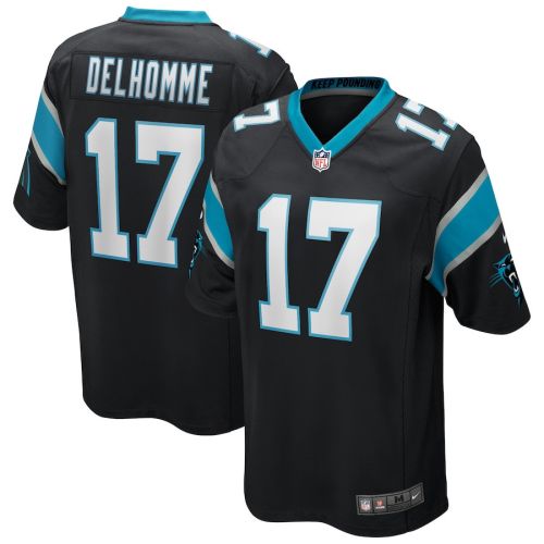 Jake Delhomme 17 Carolina Panthers Men Game Retired Jersey - Black