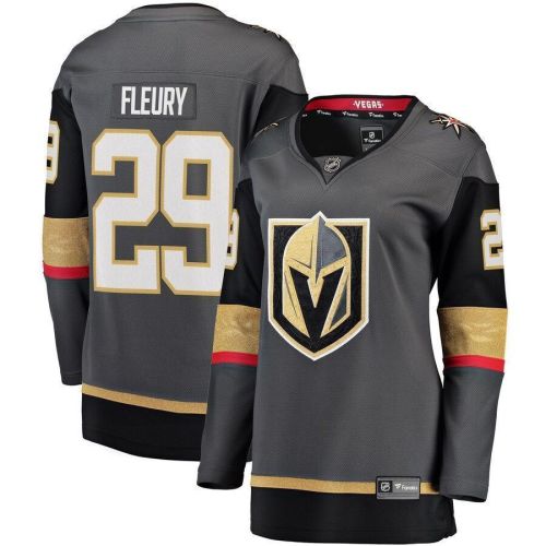 Marc-Andre Fleury Vegas Golden Knights Women's Home Breakaway Player Jersey - Black