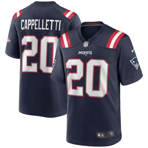 Gino Cappelletti 20 New England Patriots Men Game Retired Jersey - Navy